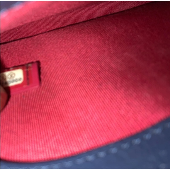 Chanel Quilted Gabrielle Clutch with Chain, Navy/Black - Picture 9 of 9